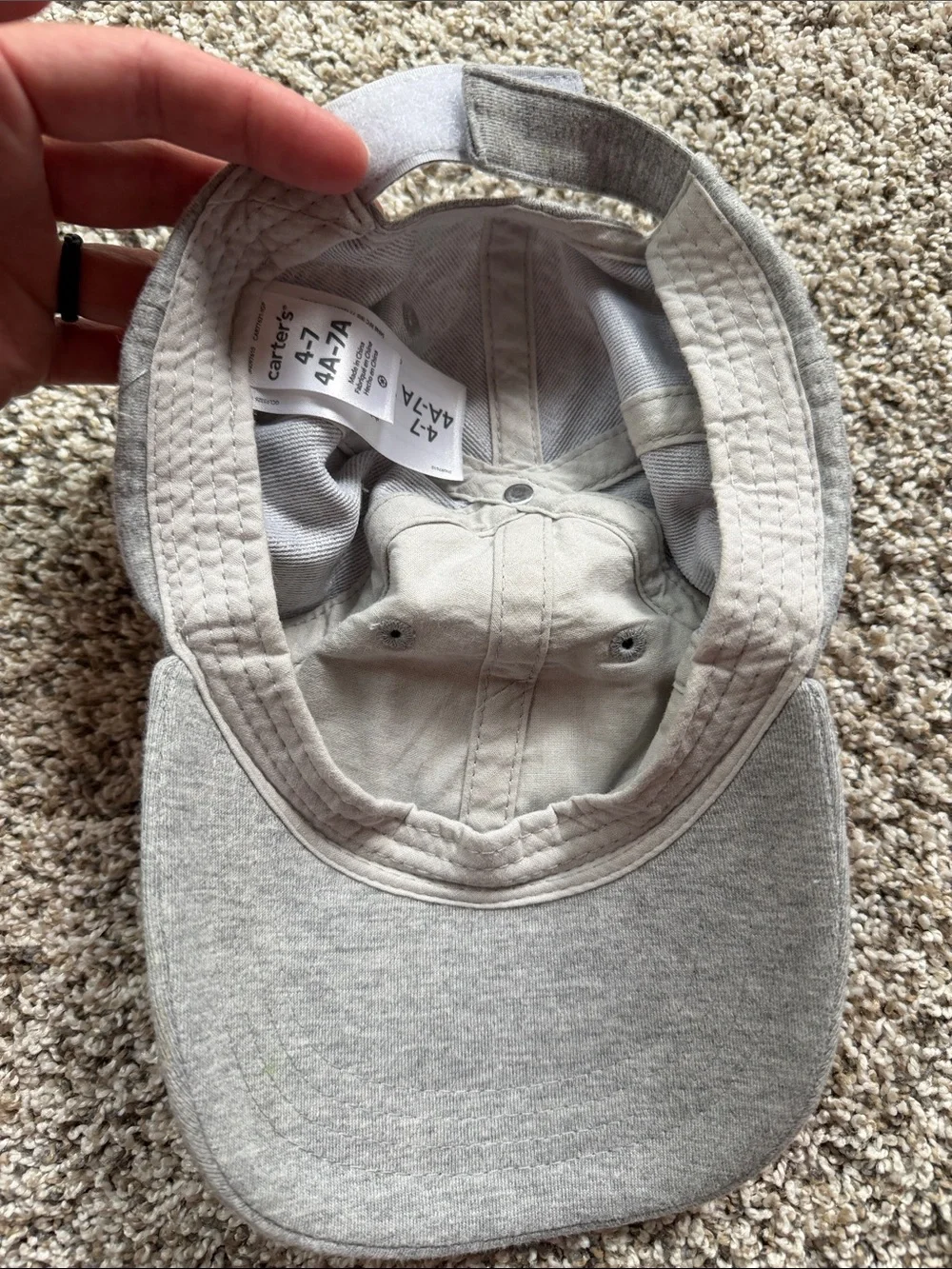 Carter's boys COOL baseball hat size 4-7